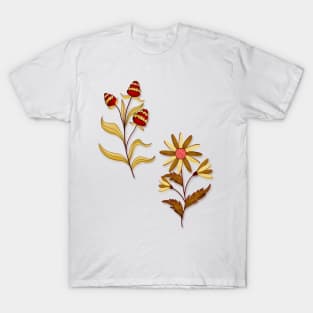 Simple Wildflowers Pattern 2 T-Shirt